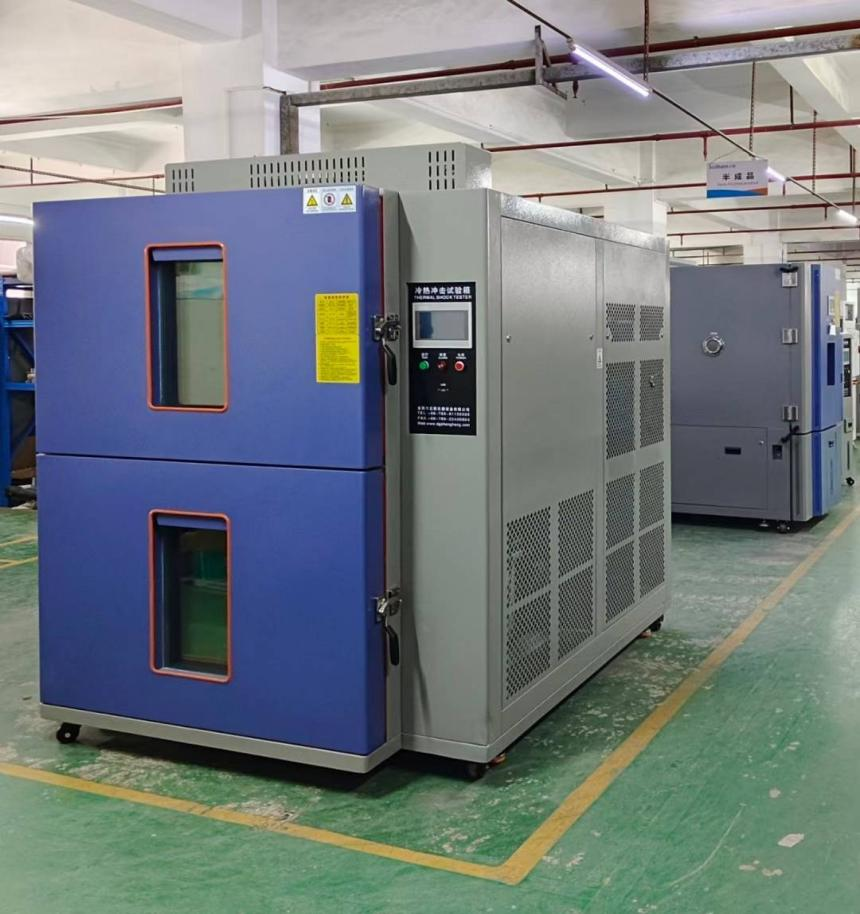 吊篮式冷热冲击试验箱发货宜昌客户公司